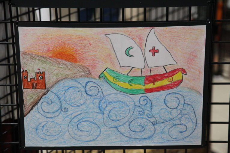 Exposition de dessins pour enfants au Mercat de Dénia 12