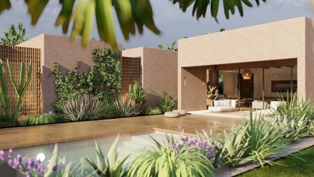 exterior de casa benimàquia de qb arquitectes