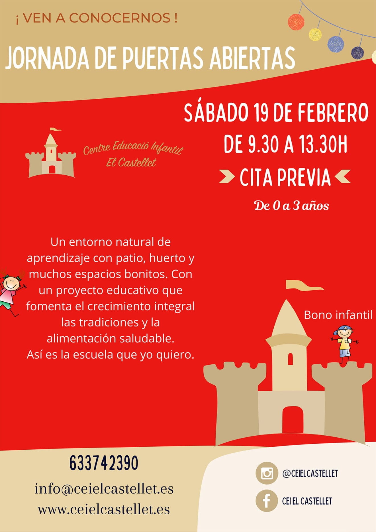 Jornada de puertas abiertas CEI El Castellet