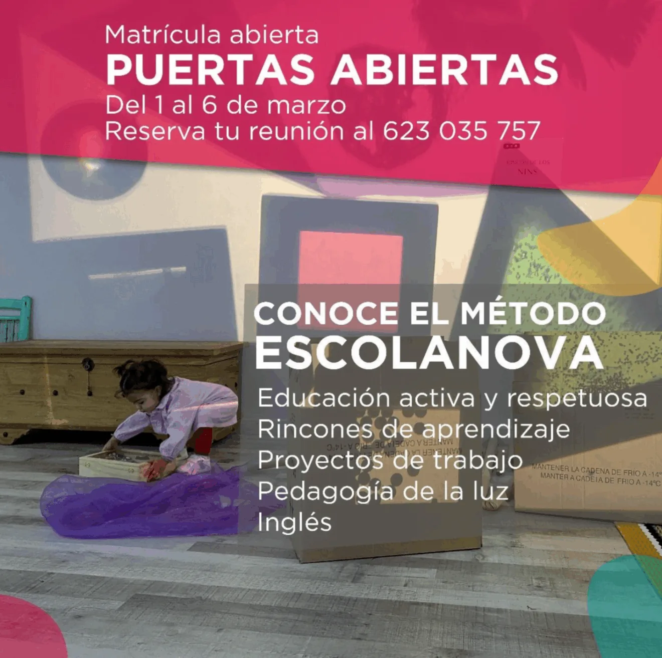 Jornada de puertas abiertas en Escolanova
