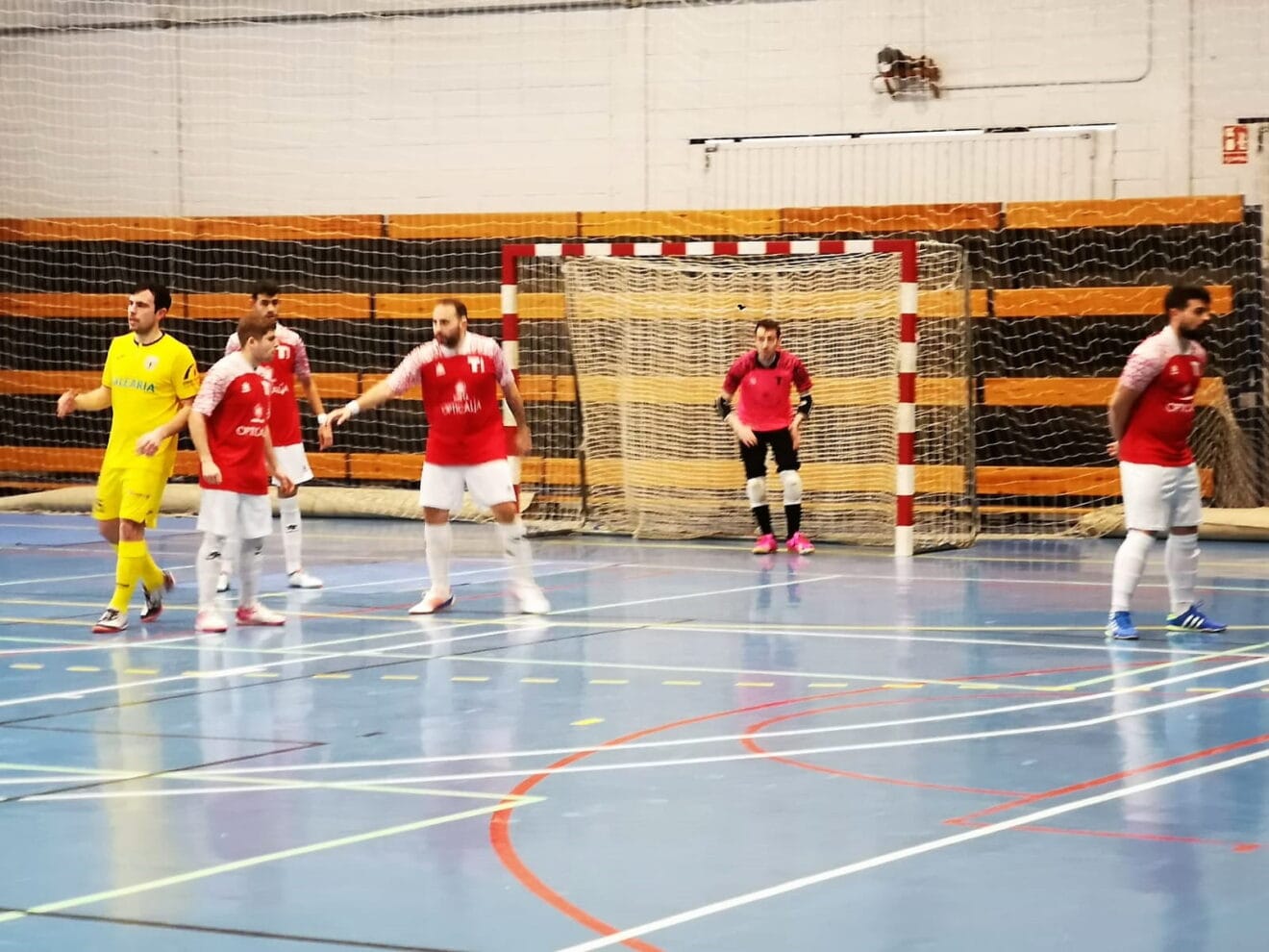 Momento del partido del CFS Mar Dénia ante Aspe