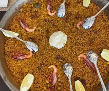 Paella en La Paraeta del Montgó