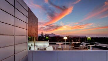 Terraza del restaurante con vistas espectaculares