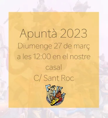 apunta a les falles 2023 a la falla detrás del castell
