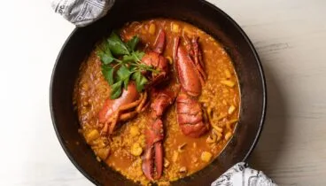 Arroz con bogavante en Dénia