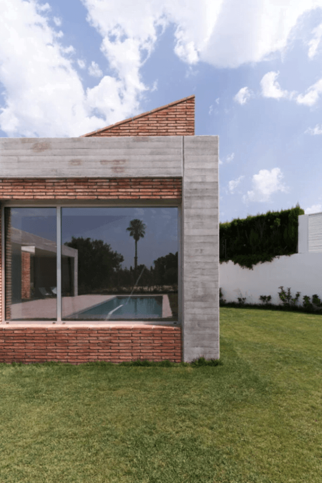 casa prunes paredes de ladrillo