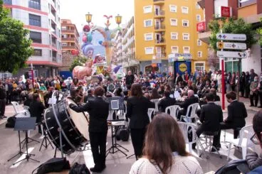 Concierto de la banda en la falla Saladar 07