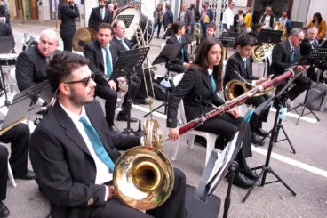 Concierto de la banda en la falla Saladar 10