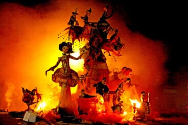 Cremà de la falla Baix la Mar en 2022
