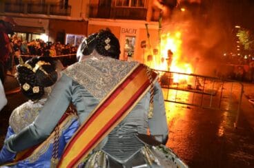 crema de la falla de la junta local fallera de 2018