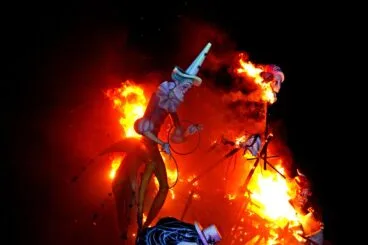 Cremà de las fallas ganadoras de Dénia 2022 45