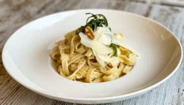 Deliciosa pasta en Manduc Restaurante-Cafetería