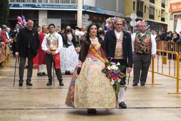 El fuego se impone a la lluvia: las Fallas de Dénia despiden el ejercicio más largo de la historia 23 dia de la ofrenda de las fallas 2022 110