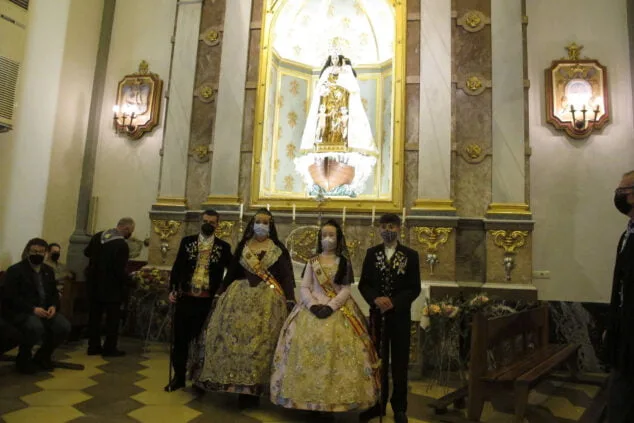 El fuego se impone a la lluvia: las Fallas de Dénia despiden el ejercicio más largo de la historia 17 dia de la ofrenda de las fallas 2022 116