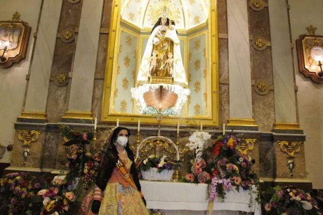 El fuego se impone a la lluvia: las Fallas de Dénia despiden el ejercicio más largo de la historia 6 dia de la ofrenda de las fallas 2022 127