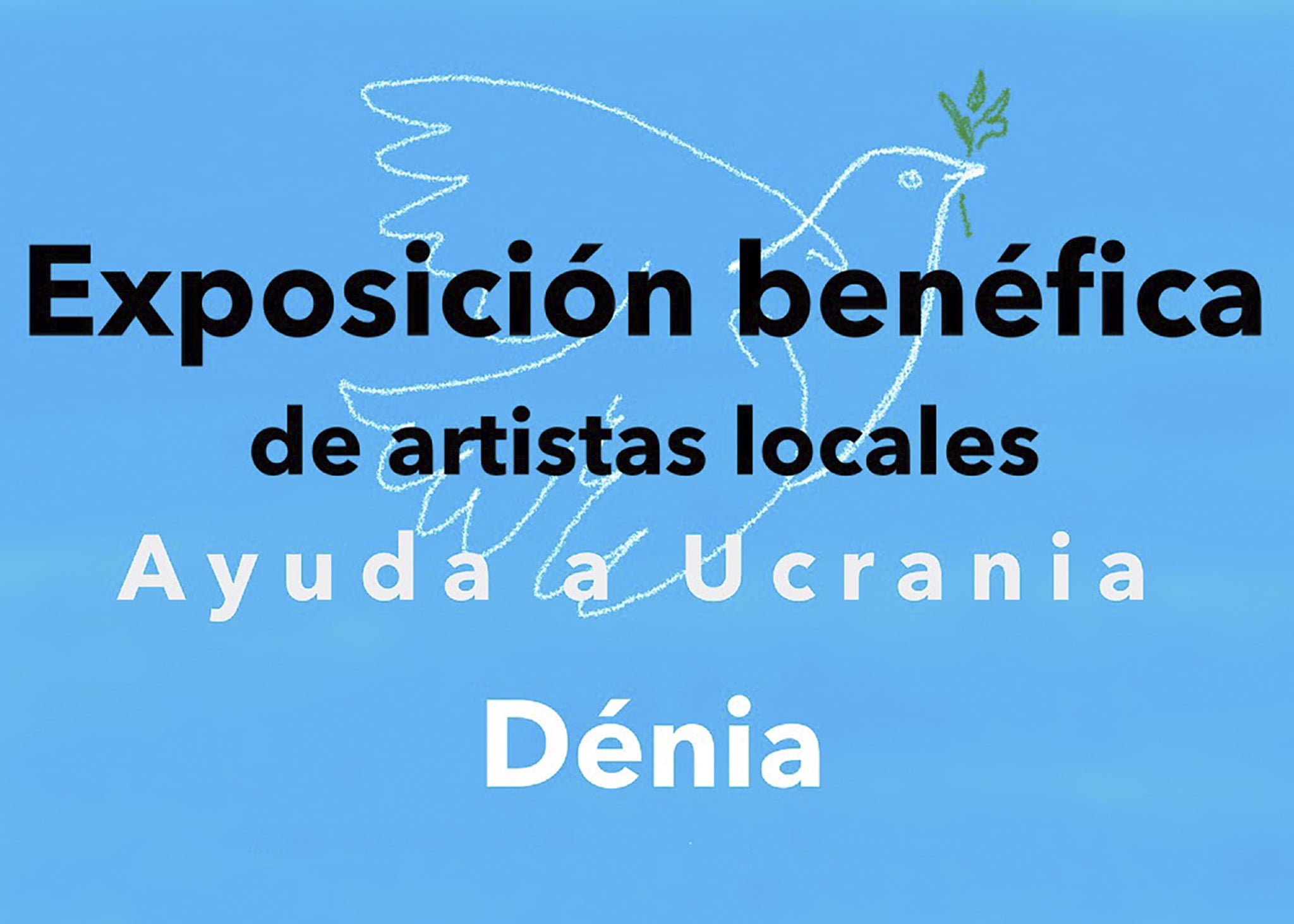 Exposición benéfica de artista locales para ayudar a Ucrania en Marina Dénia