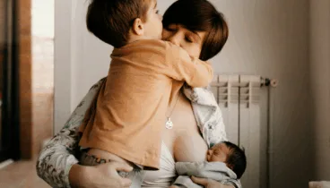 Fotografía ganadora del Concurso Fotográfico de Lactancia Materna Marina Alta