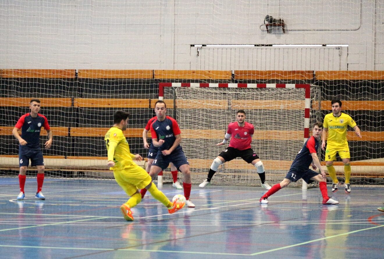 El CFS Mar Dénia en el partido contra el CFS Castalla