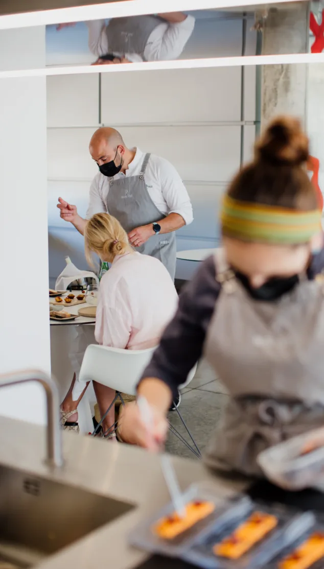 interacció entre comensal i xef