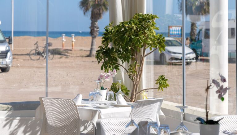 Maravillosas vistas al mar desde este restaurante de Dénia