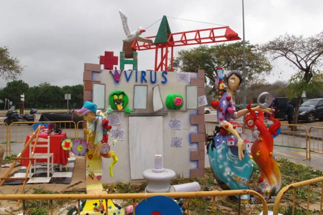 Imagen: Monumento de la falla Camp Roig