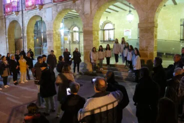 Nit d’Albades bajo el ayuntamiendo de Dénia