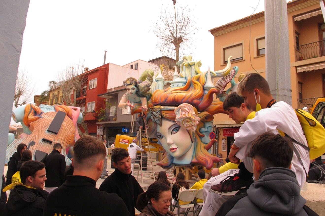 Plantà de la Oeste en las Fallas 2022 de Dénia 05