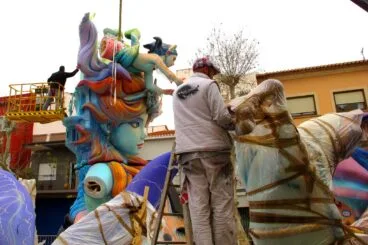 Plantà de la Oeste en las Fallas 2022 de Dénia 25