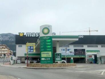 Precio de la gasolinera BP de Dénia