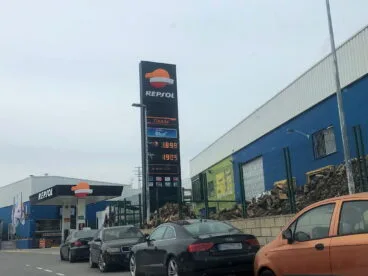 Precio de la gasolinera Repsol del polígono industrial
