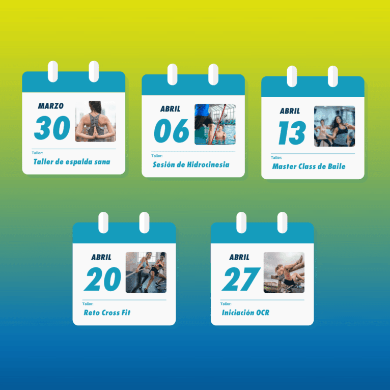 Programación de actividades en Centro Deportivo Dénia