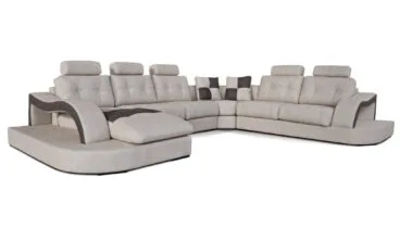 Sofá ambar beige moderno en OK Sofás
