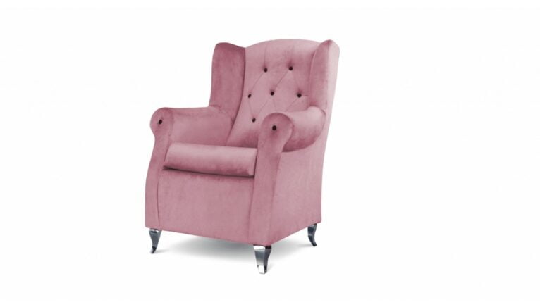 Sofá cadeira trono rosa en OK Sofás