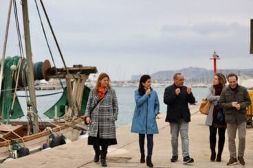 visita de la sindica de cs al sector pesquero