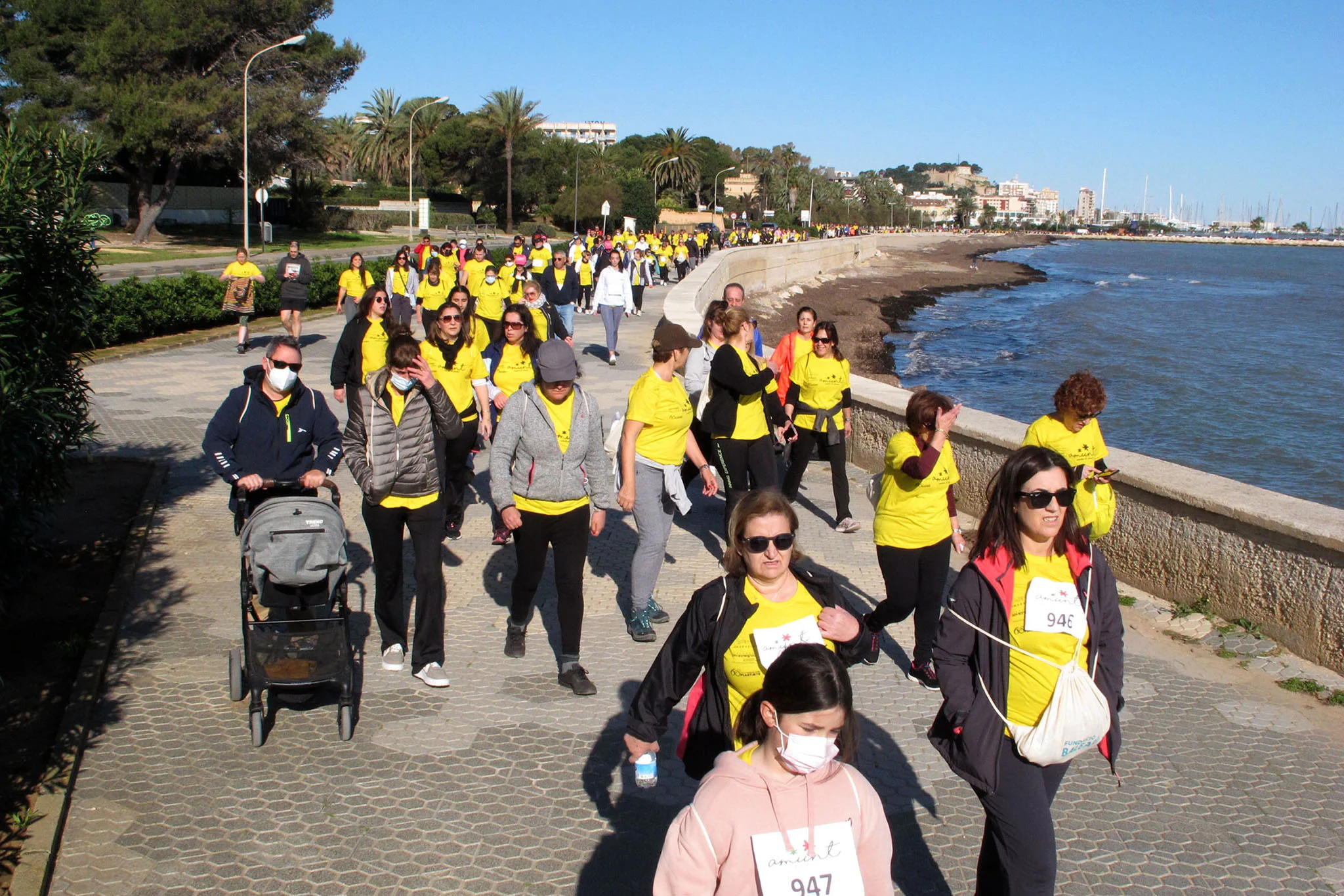 Caminata solidaria de AMUNT contra el càncer en la Marineta Cassiana