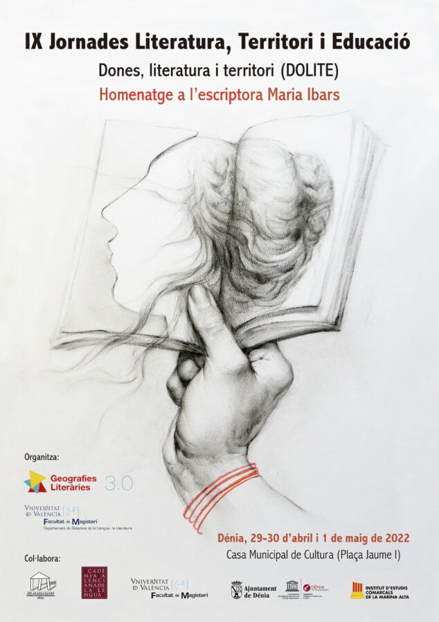Imagen: Cartel de las jornadas “Dones, Literatura i Territori”