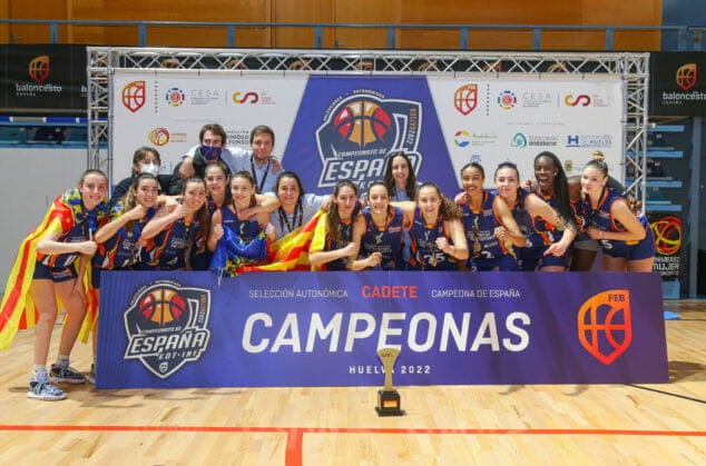 Imagen: Celebración de la Selección Valenciana Cadete