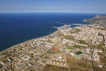 Costa de Dénia a vista de dron