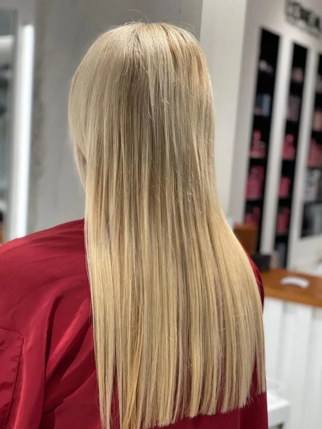 despues con extensiones