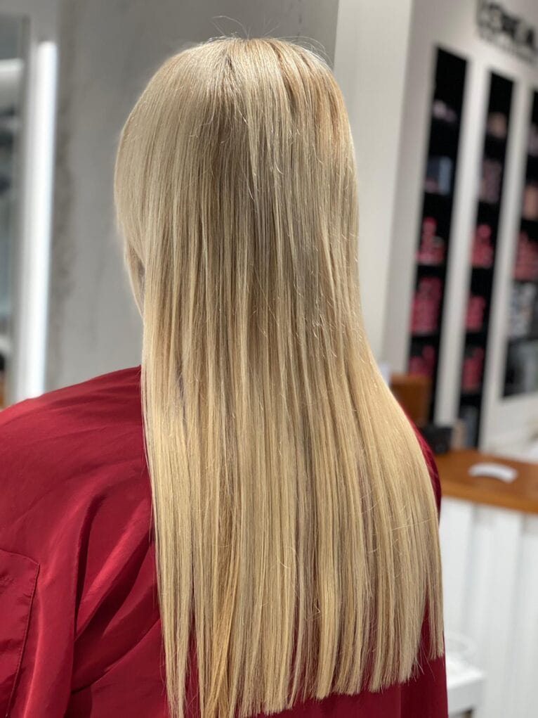 Después con extensiones