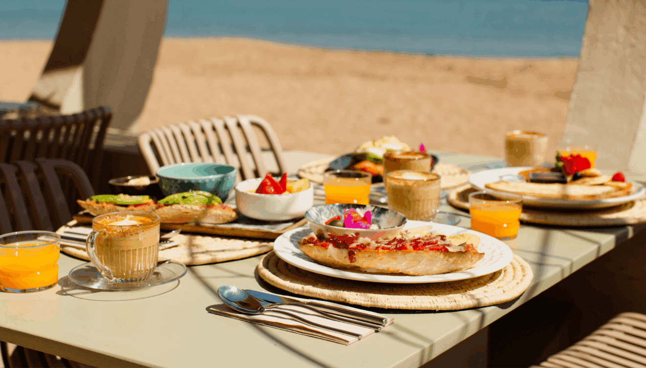 Disfruta desde sus desayunos hasta sus cenas