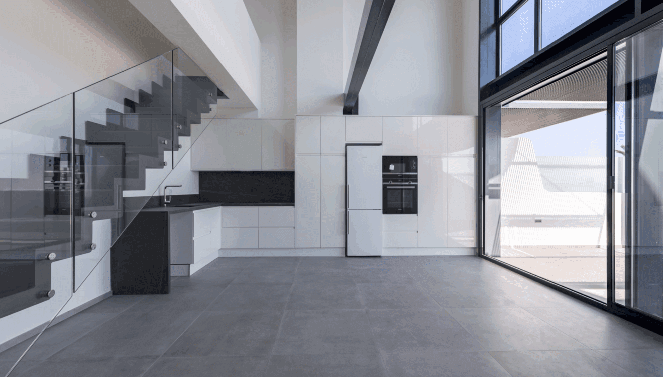 Espacios diáfanos muy luminosos en las viviendas de Las Olas