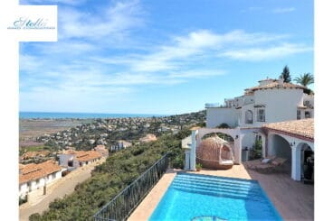 Espectaculares vistas desde esta villa de Pego