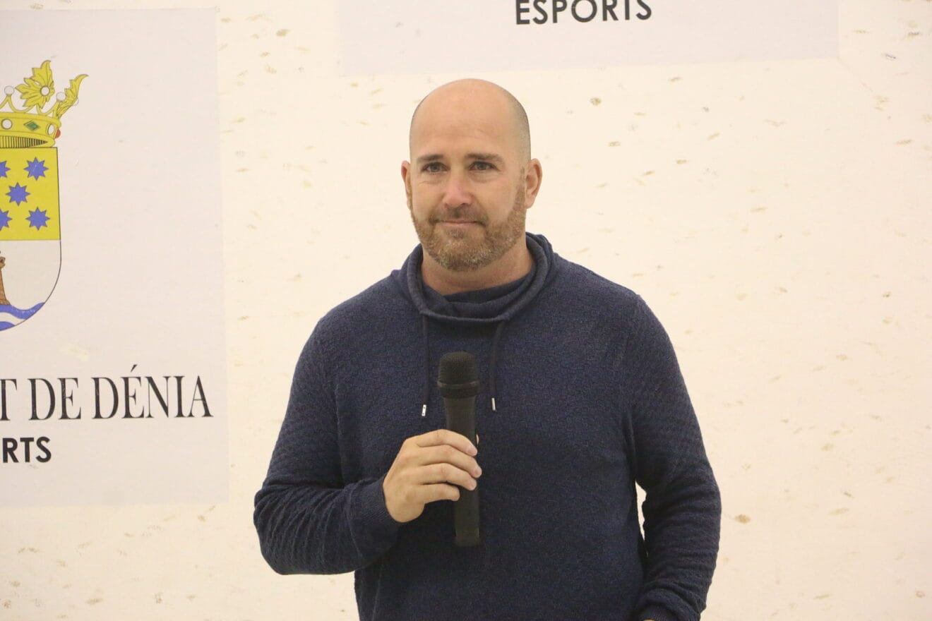 Félix en un momento de su intervención