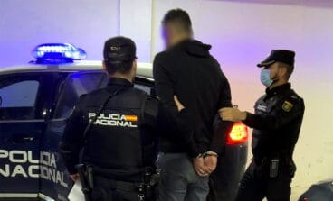 fotografia del momento de la detencion en denia