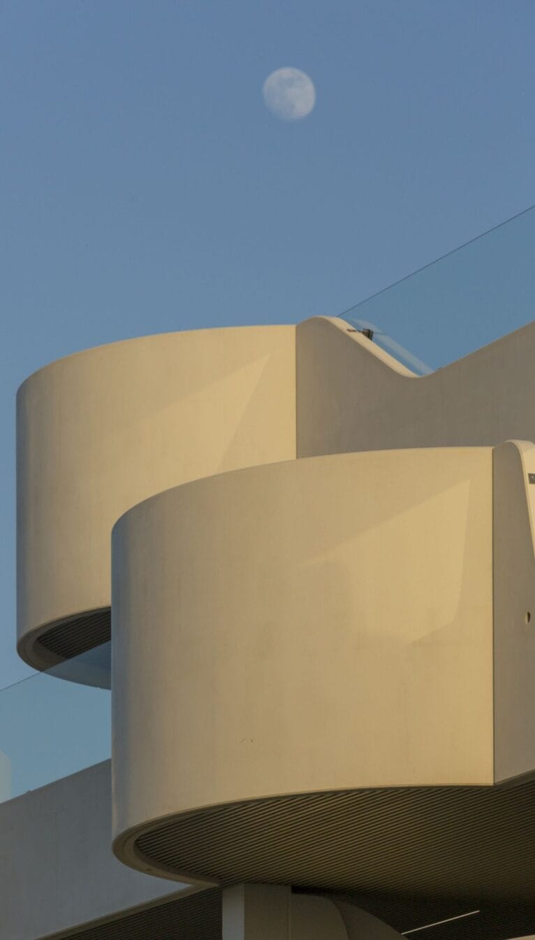 Ondulaciones de la fachada de Las Olas