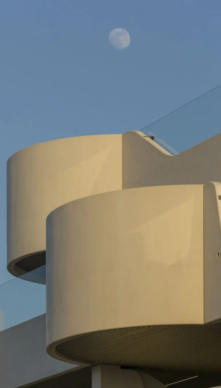 Ondulaciones de la fachada de Las Olas