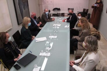 Reunión del Ayuntamiento de Dénia y la conselleria de Justicia