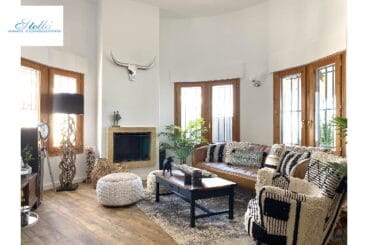 Salón-comedor con chimenea