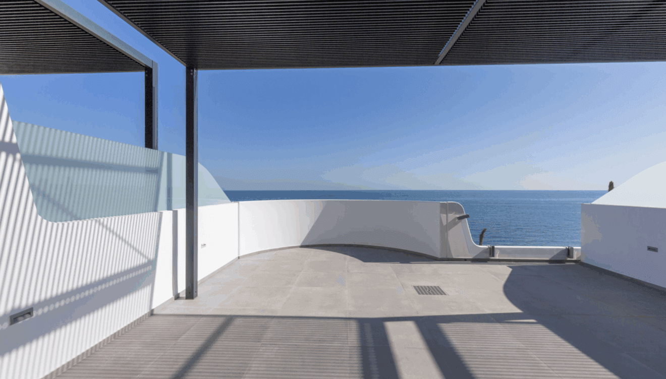 Sensación de protección desde las viviendas del edificio